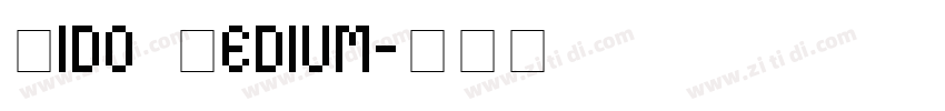 Mido Medium字体转换